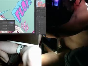 Screenshot from drenchedart webcams