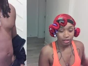 Screenshot from ebonycouplee69 webcams