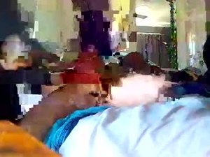 Screenshot from hornygrantie webcams