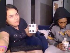 Screenshot from interracialatincouple69 webcams